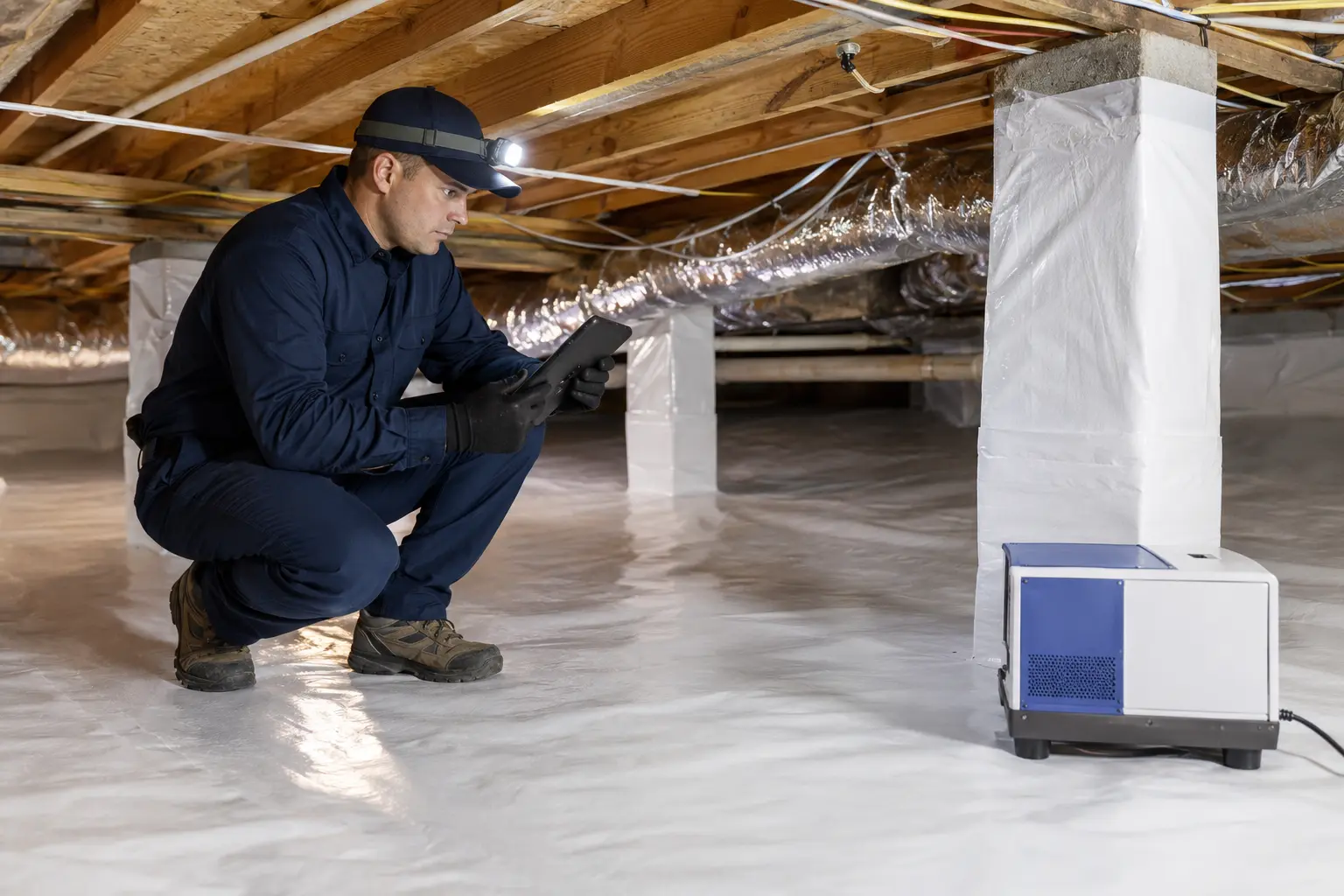 Crawlspace Encapsulation for residential homes