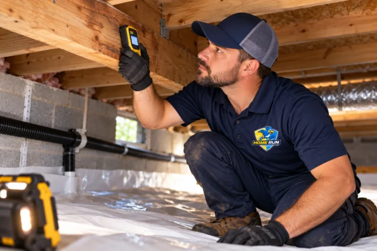 Crawlspace Moisture Control for residential homes